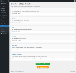 Page screenshot: Opiner Me