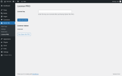Page screenshot: Opiner Me &rarr; License PRO