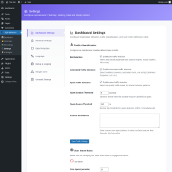 Page screenshot: Opti-Behavior  &rarr;  Settings
