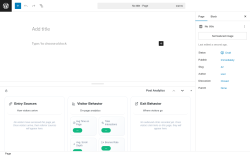 Page screenshot: Add Page &lsaquo; Test site &mdash; WordPress