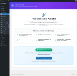Page screenshot: Opti-Behavior  &rarr; User JourneysPRO