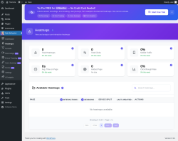 Page screenshot: Opti-Behavior  &rarr; Heatmaps