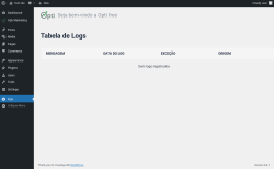 Page screenshot: logs