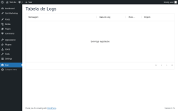Page screenshot: logs