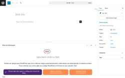 Page screenshot: Add Post &lsaquo; Test site &mdash; WordPress