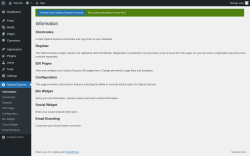 Page screenshot: Optima Express