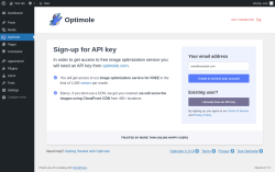 Page screenshot: Optimole