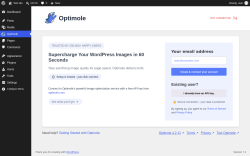 Page screenshot: Optimole