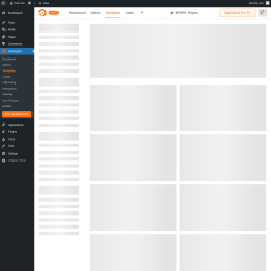 Page screenshot: WowOptin → Templates