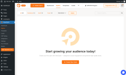 Page screenshot: WowOptin → Optins