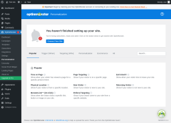 Page screenshot: OptinMonster  &rarr; Personalization