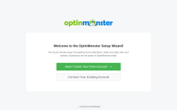 Page screenshot: Onboarding Wizard &lsaquo; Test site &mdash; WordPress