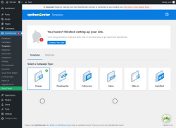 Page screenshot: OptinMonster  &rarr; Templates