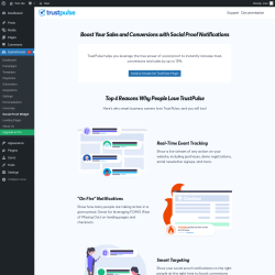Page screenshot: OptinMonster  &rarr; Social Proof Widget