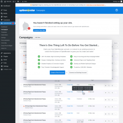 Page screenshot: OptinMonster  → Campaigns