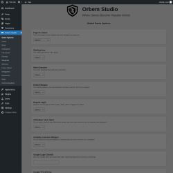 Page screenshot: Orbem Studio