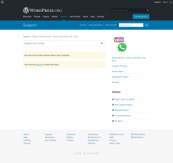 Page screenshot: Settings &rarr; Support Forum