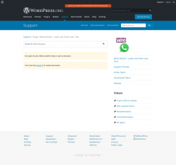 Page screenshot: Settings &rarr; Support Forum