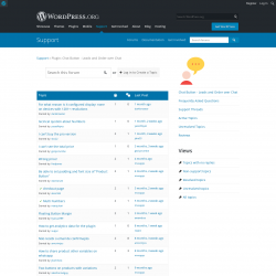 Page screenshot: Settings &rarr; Support Forum
