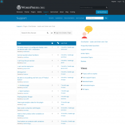 Page screenshot: Settings &rarr; Support Forum