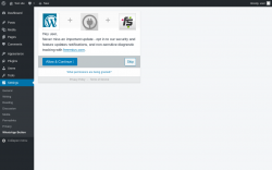 Page screenshot: WhatsApp Button &lsaquo; Test site &mdash; WordPress