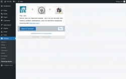 Page screenshot: WhatsApp Button &lsaquo; Test site &mdash; WordPress