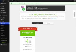 Page screenshot: Settings &rarr; Upgrade&nbsp;&nbsp;➤