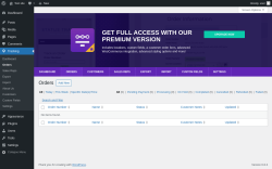 Page screenshot: Tracking → Orders