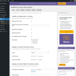 Page screenshot: Series
