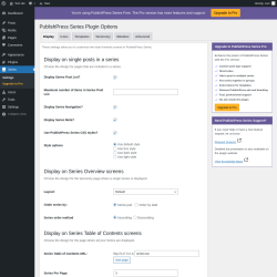 Page screenshot: Series