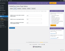 Page screenshot: Series &rarr; Icons