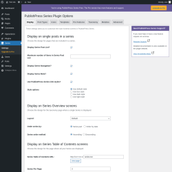 Page screenshot: Series