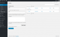 Page screenshot: Posts &rarr; Manage Series