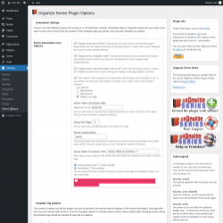 Page screenshot: Settings &rarr; Series Options