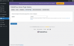 Page screenshot: Series &rarr; Overview Page