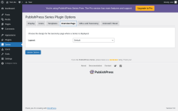Page screenshot: Series &rarr; Overview Page