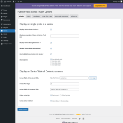 Page screenshot: Series