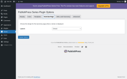Page screenshot: Series &rarr; Overview Page