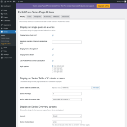 Page screenshot: Series