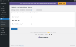 Page screenshot: Series &rarr; Metabox