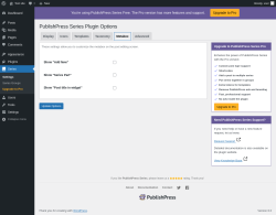 Page screenshot: Series &rarr; Metabox