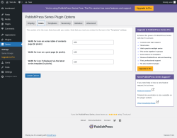 Page screenshot: Series &rarr; Icons