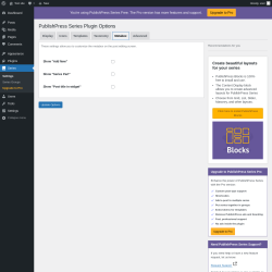 Page screenshot: Series &rarr; Metabox
