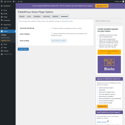 Page screenshot: Series &rarr; Advanced