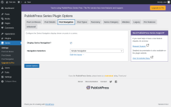 Page screenshot: Series &rarr; Post Navigation