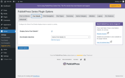 Page screenshot: Series &rarr; Post Details