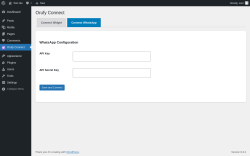 Page screenshot: Orufy Connect &rarr; Connect WhatsApp