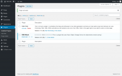 Page screenshot: Plugins &lsaquo; Test site &mdash; WordPress