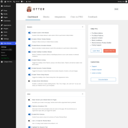 Page screenshot: Otter Blocks