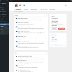 Page screenshot: Otter Blocks